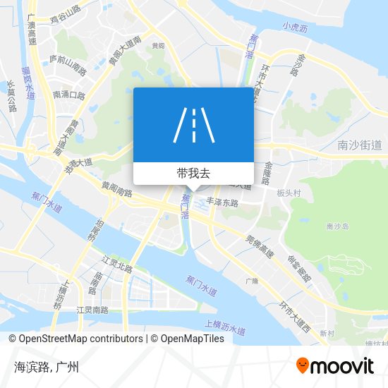 海滨路地图