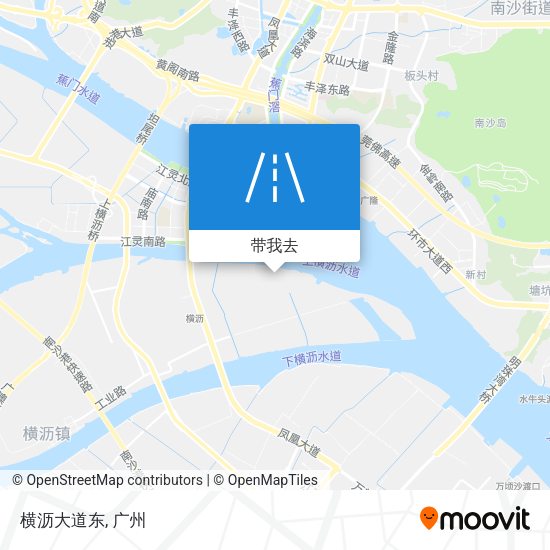 横沥大道东地图