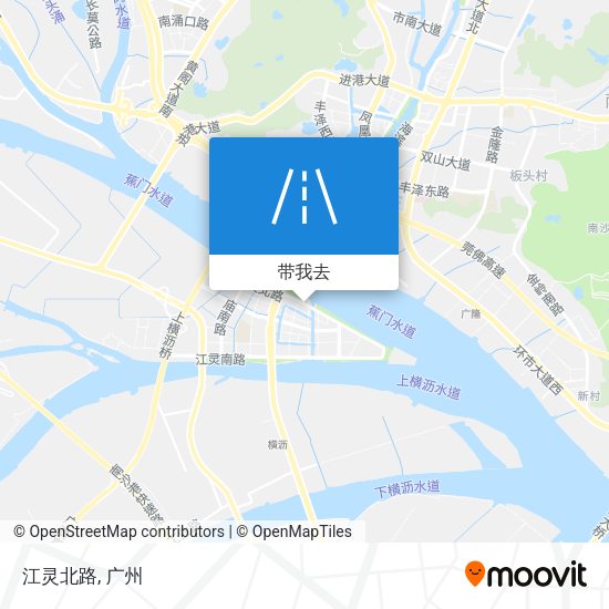 江灵北路地图
