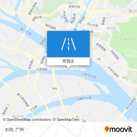 右转地图