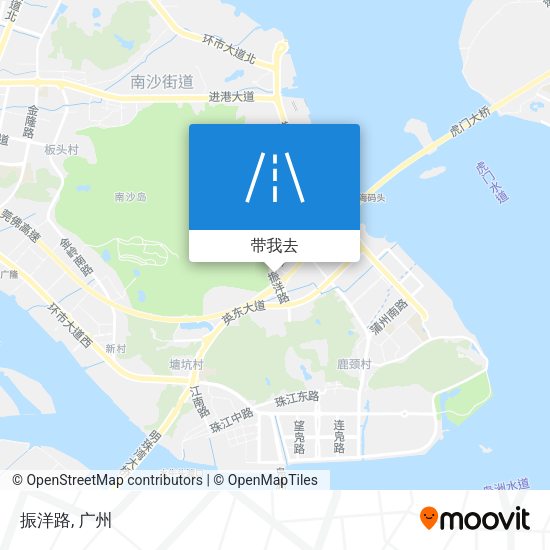 振洋路地图