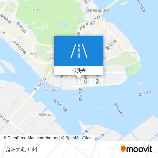 凫洲大道地图