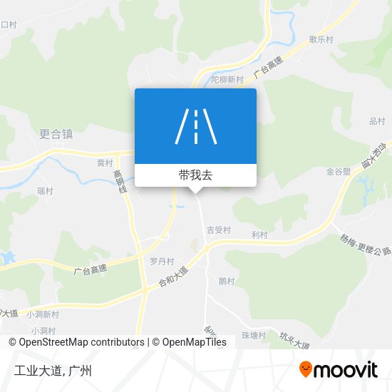 工业大道地图