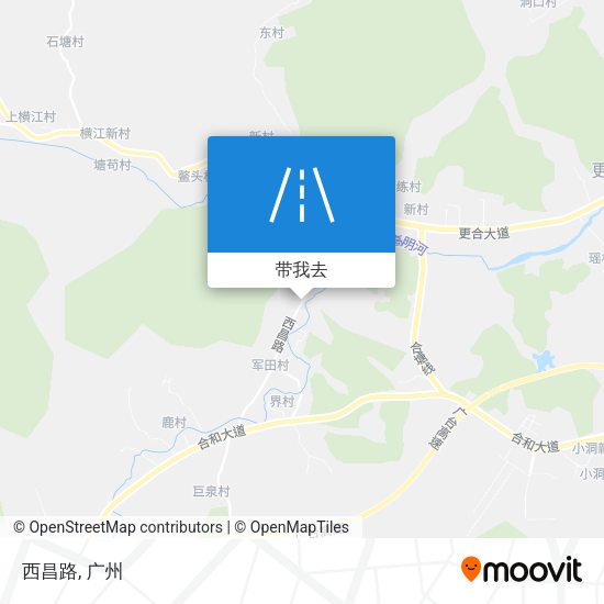 西昌路地图