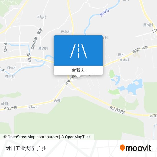 对川工业大道地图