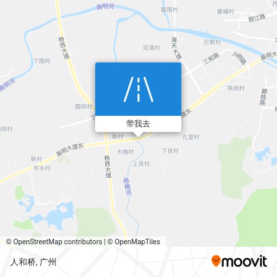 人和桥地图
