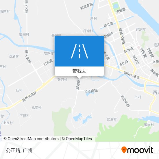 公正路地图