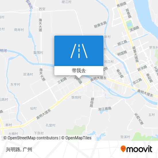 兴明路地图