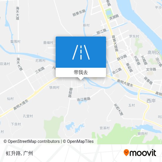 虹升路地图