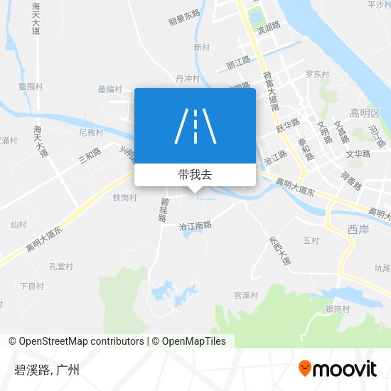 碧溪路地图