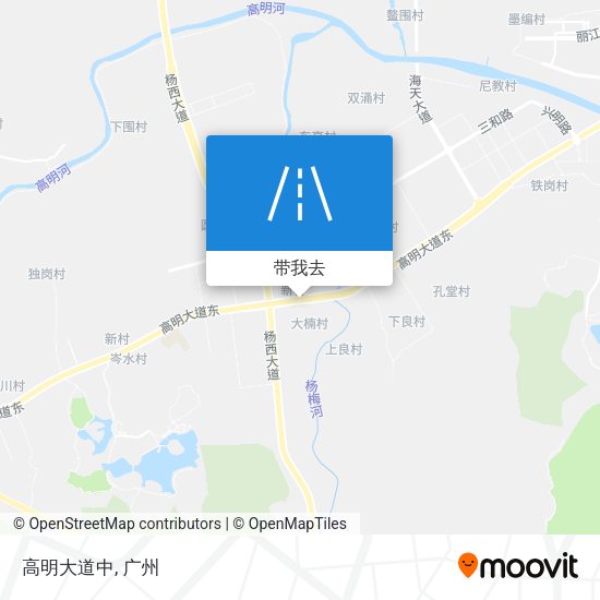 高明大道中地图