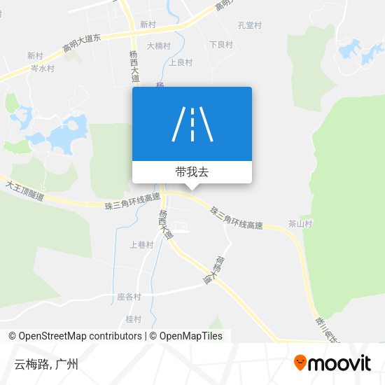 云梅路地图