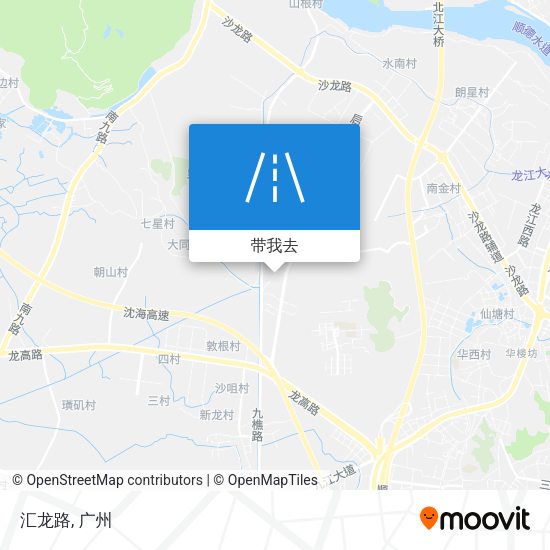 汇龙路地图