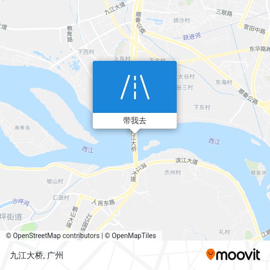 九江大桥地图