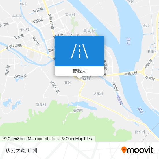 庆云大道地图