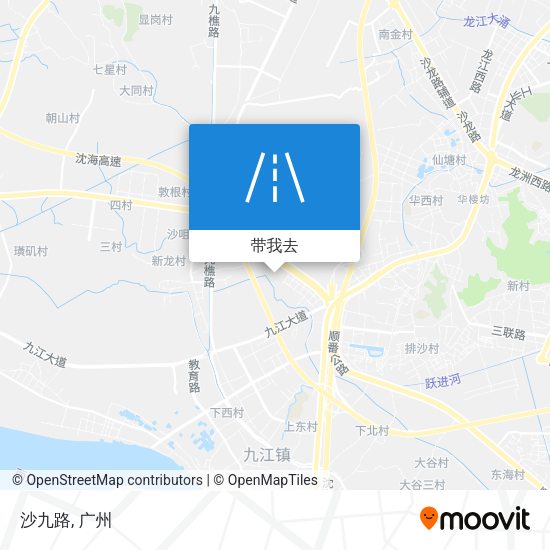 沙九路地图