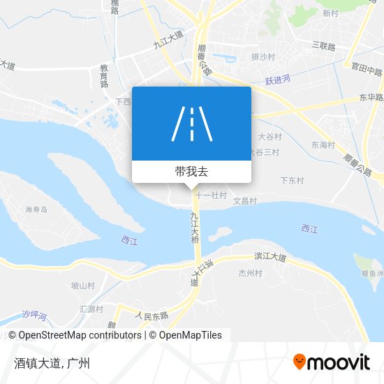 酒镇大道地图