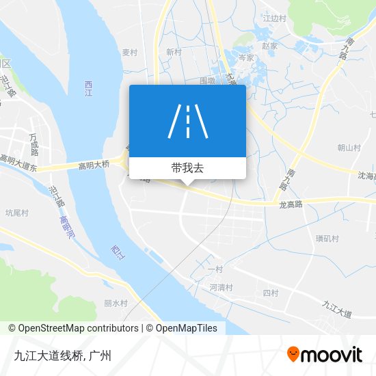 九江大道线桥地图
