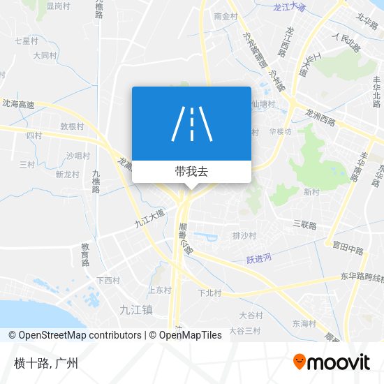 横十路地图