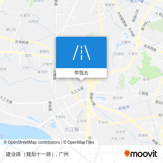 建业路（规划十一路）地图