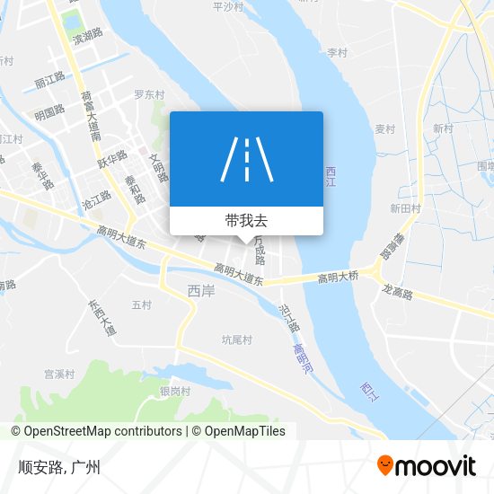 顺安路地图