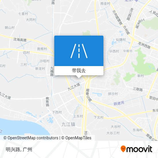 明兴路地图