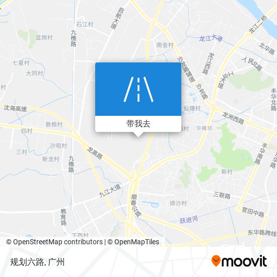 规划六路地图