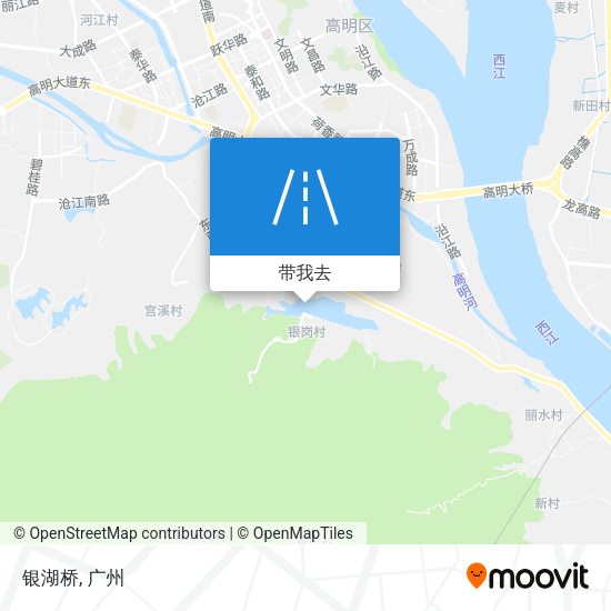 银湖桥地图