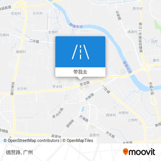 德慧路地图