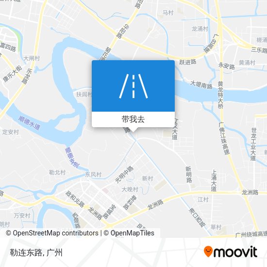勒连东路地图