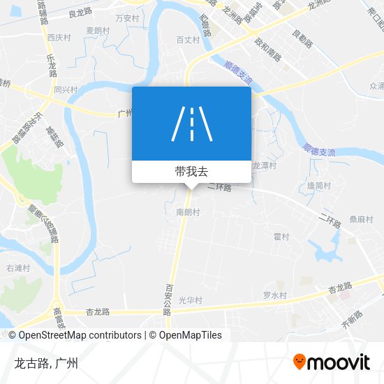 龙古路地图
