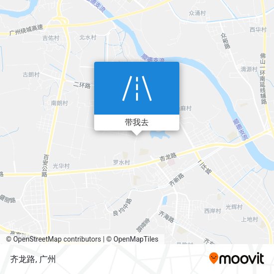 齐龙路地图