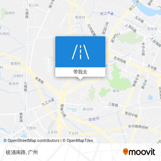 槎涌南路地图