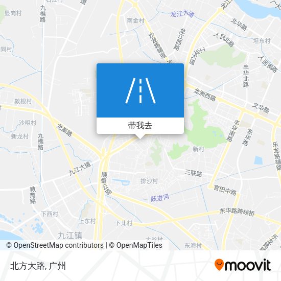 北方大路地图