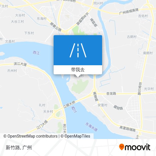 新竹路地图