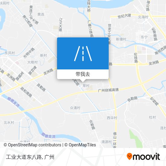 工业大道东八路地图