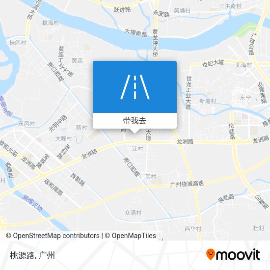 桃源路地图