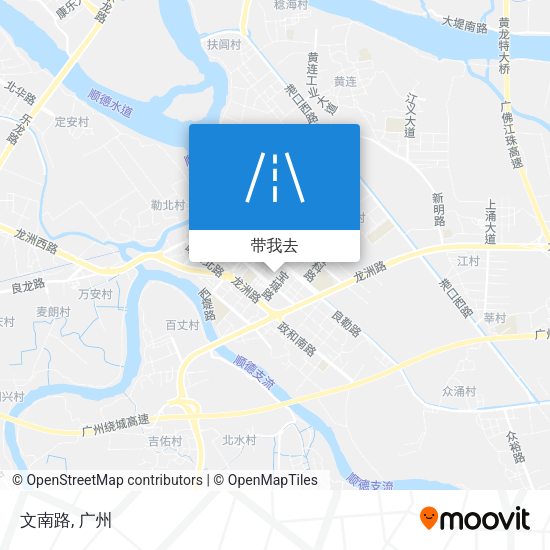 文南路地图