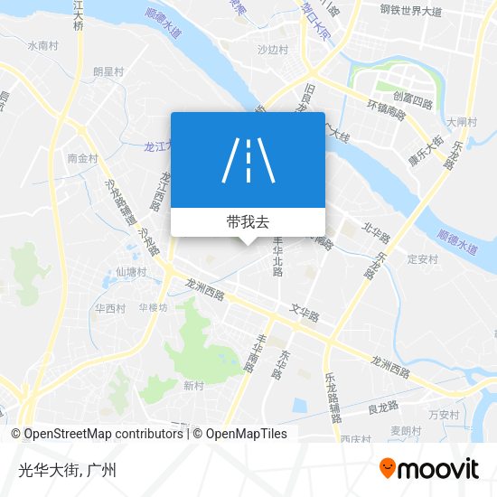光华大街地图