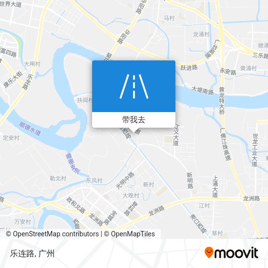 乐连路地图