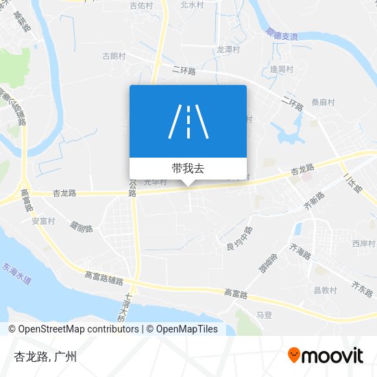 杏龙路地图