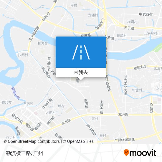勒流横三路地图
