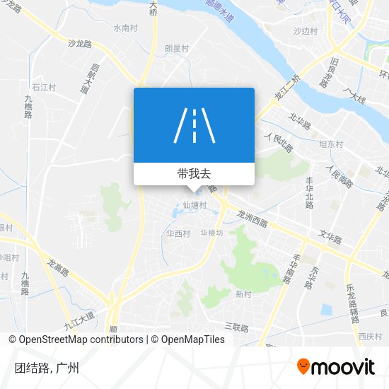 团结路地图