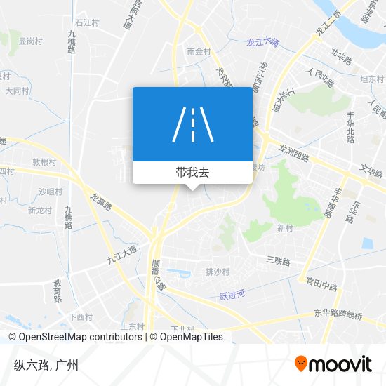 纵六路地图
