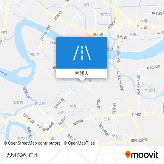 光明东路地图