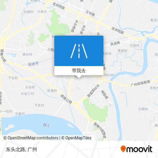 东头北路地图