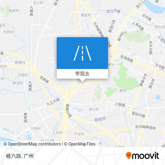 横六路地图