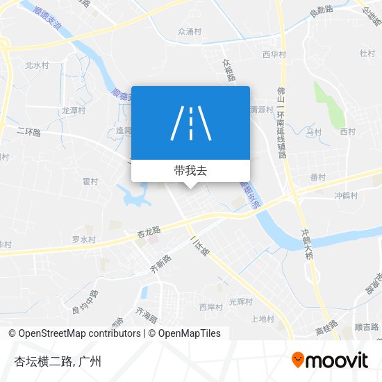 杏坛横二路地图