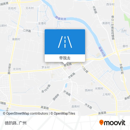德韵路地图