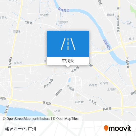 建设西一路地图